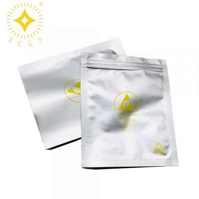 ESD moisture barrier bag with zip lock aluminum foil moisture absorber bag